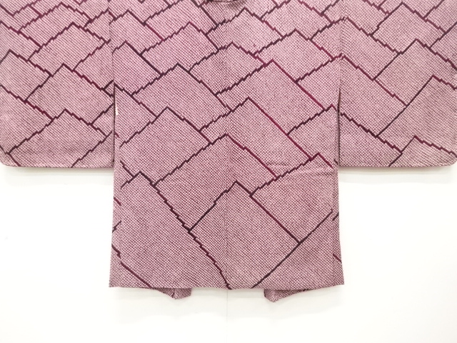 JAPANESE HAORI / ALL SHIBORI / GEOMETRIC